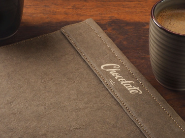 Logo trade promotional merchandise image of: Menu cover 1241106