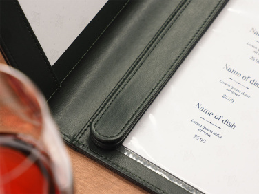 Logo trade business gifts image of: Menu cover 1056119