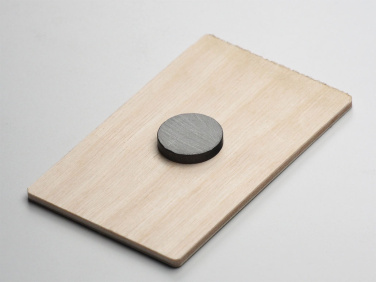 Logo trade promotional merchandise picture of: Wooden magnet 2034121