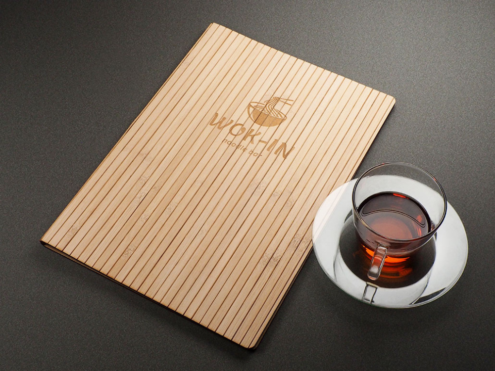 Logo trade promotional giveaways image of: Menu cover Ambiente 1178145