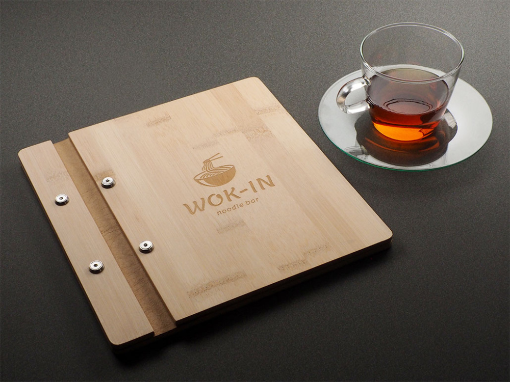 Logo trade promotional gifts image of: Menu cover 1905292