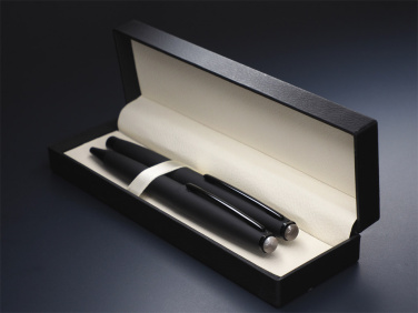 Logo trade promotional giveaway photo of: Striped Flint Pen set 1284036