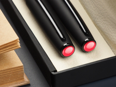 Logotrade promotional gift image of: Coral stone Pen set 1285036