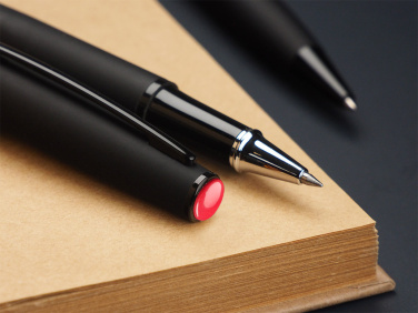 Logo trade promotional gifts image of: Coral stone Pen set 1285036