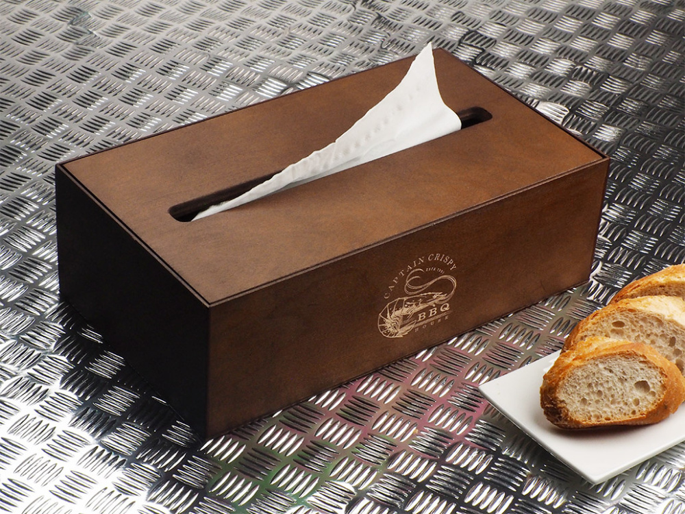 Logo trade corporate gift photo of: Tissue box 1963121