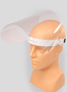 Logo trade promotional products image of: TEMIDA tilting face shield 1424162