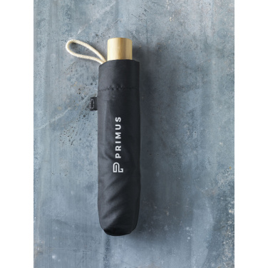 Logo trade promotional giveaways image of: Mini Umbrella RCS RPET foldable umbrella 21 inch