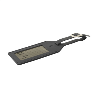 Logotrade promotional item picture of: Vegan Pineapple Leather Luggage Tag