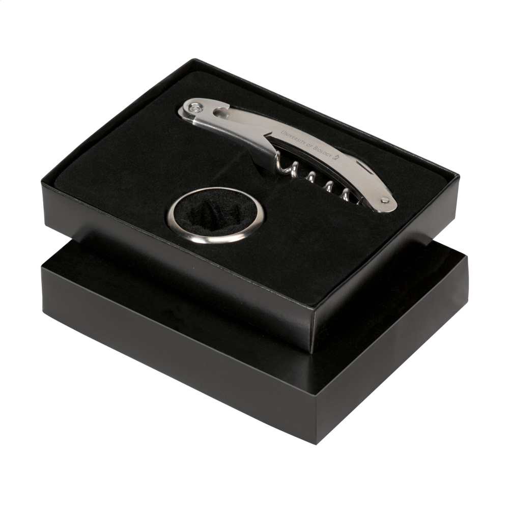 Logo trade promotional merchandise image of: WineTaste gift set