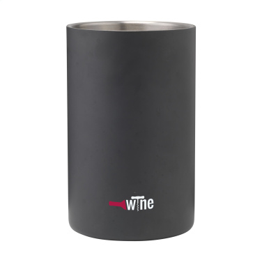 Logotrade corporate gifts photo of: CoolSteel Black wine cooler