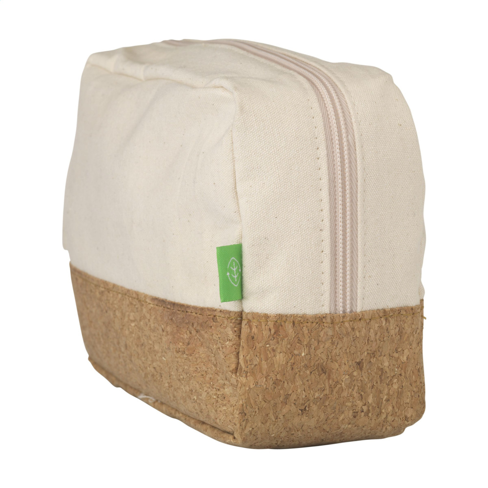 Logo trade advertising products image of: CosCork Eco toiletry bag