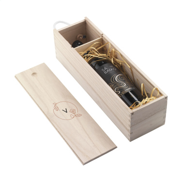 Logo trade promotional merchandise photo of: WineWood wine box