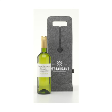 Logo trade promotional gift photo of: Wine Bag-to-Give GRS RPET