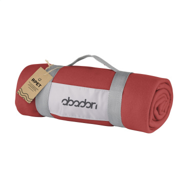Logotrade promotional product image of: SuperSoft RPET (180 g/m²) fleece blanket
