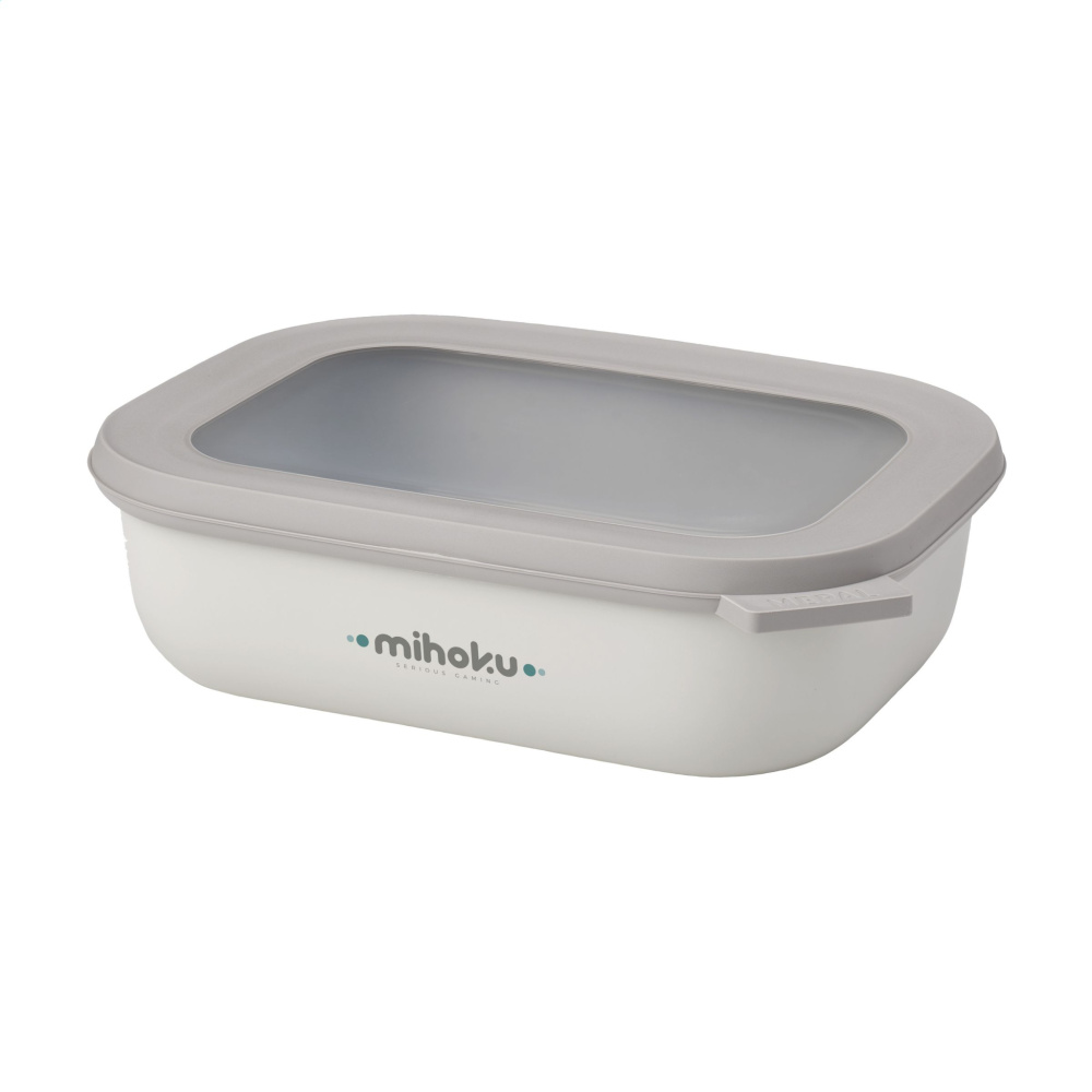 Logotrade promotional merchandise picture of: Mepal Cirqula multi use rectangular bowl 1 L lunchbox