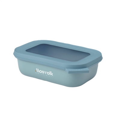 Logo trade promotional products image of: Mepal Cirqula multi use rectangular bowl 500ml lunchbox