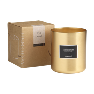 Logo trade promotional gifts picture of: Wooosh Scented Candle True Wood