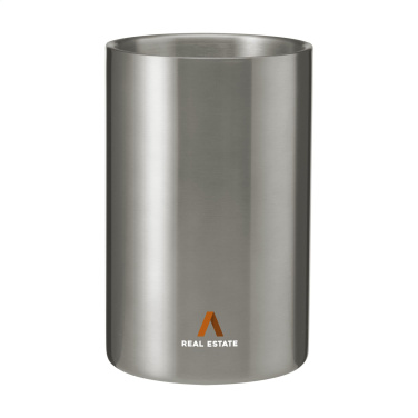 Logotrade corporate gift picture of: CoolSteel RCS Recycled Steel wine cooler