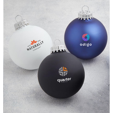 Logo trade promotional gifts picture of: Christmas Bauble Ø 6 cm - set of 4 - Made in Europe