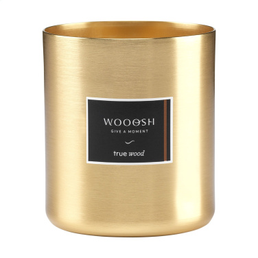 Logo trade promotional giveaways image of: Wooosh Scented Candle True Wood X-Mas