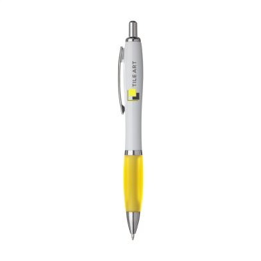 Logo trade promotional giveaway photo of: Athos White pen