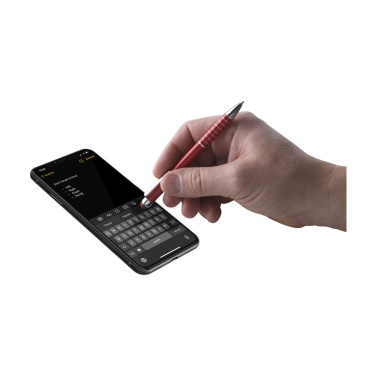 Logo trade promotional merchandise image of: Lugano Touch stylus pen