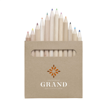 Logo trade promotional giveaways picture of: Pastelli coloured pencils