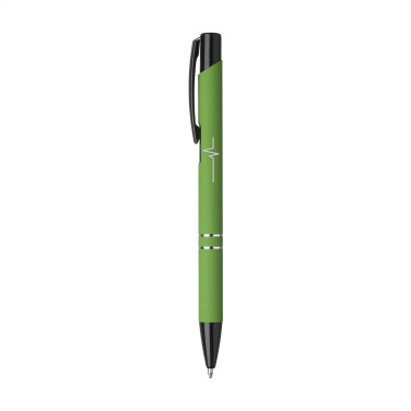 Logotrade promotional gift picture of: Ebony Rubberised pen