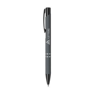 Logotrade corporate gift image of: Ebony Rubberised pen