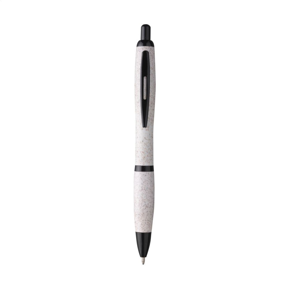Logo trade promotional products picture of: Athos Wheat-Cycled Pen wheat straw pen