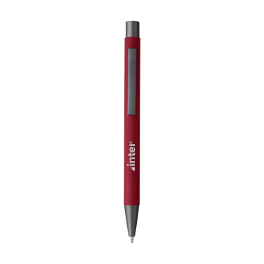 Logo trade promotional items image of: Brady Soft Touch Recycled Alu pens