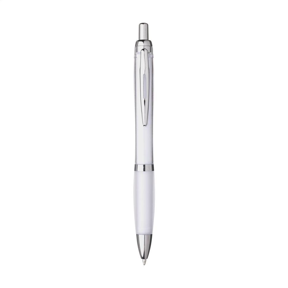 Logo trade promotional giveaway photo of: Athos Solid GRS Recycled ABS pen