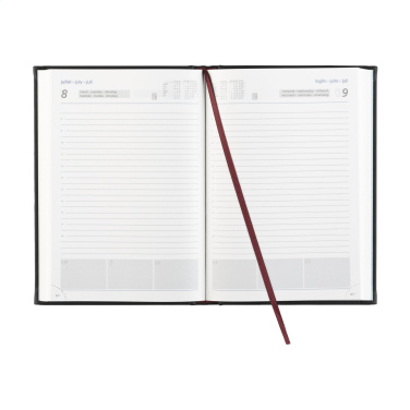 Logo trade promotional products image of: Eurotop Sabana diary A5 6-languages