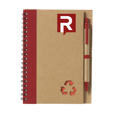 Logotrade advertising products photo of: Recycle Note-L Paper notebook