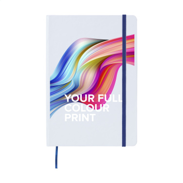 Logo trade promotional giveaways image of: WhiteNote A5 Paper notebook