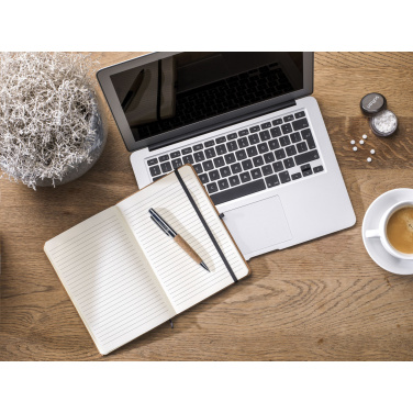 Logo trade promotional merchandise picture of: CorkNote A5 Paper notebook