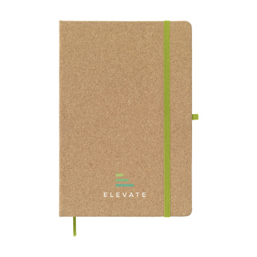 Logo trade promotional giveaways picture of: CorkNote A5 Paper notebook
