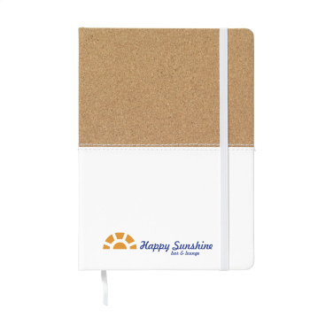 Logo trade promotional products image of: Journal Cork Paper Notebook
