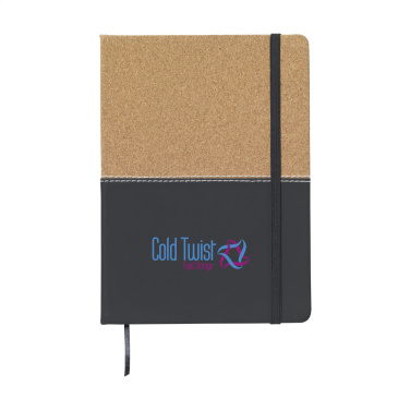 Logo trade promotional products picture of: Journal Cork Paper Notebook