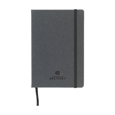 Logotrade advertising product image of: Montana Recycled Leather Paper Notebook A5