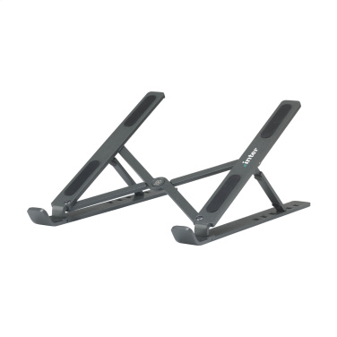 Logo trade promotional items image of: Standby GRS Recycled Alu Laptop Stand