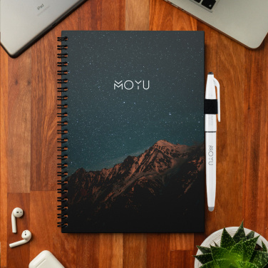 Logotrade advertising products photo of: MOYU Erasable Stone Paper Notebook Custom SoftCover