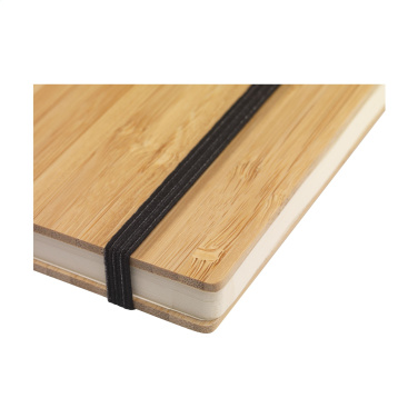 Logo trade promotional products image of: Bamboo Journal Naked Spine Paper Notebook A5