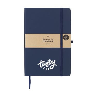 Logotrade promotional giveaway image of: Recycled GRS PU Paper Notebook A5