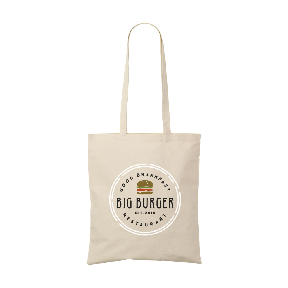 Logo trade corporate gift photo of: ShoppyBag (180 g/m²) long handles cotton bag