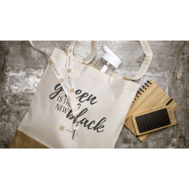 Logotrade advertising products photo of: Combi Organic Shopper (160 g/m²) bag