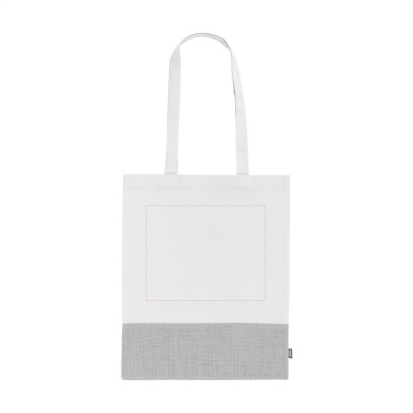 Logo trade corporate gift photo of: Combi Organic Shopper (160 g/m²) bag