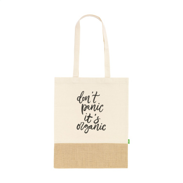 Logotrade promotional product image of: Combi Organic Shopper (160 g/m²) bag