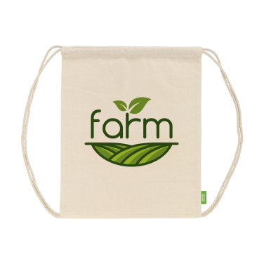 Logo trade advertising product photo of: Organic Cotton GOTS Promo (140 g/m²) backpack