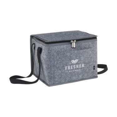 Logo trade promotional merchandise photo of: Keep-it-Cool GRS Felt RPETcooling bag